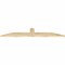 Ekena Millwork Portland Rough Sawn Timber Gable Bracket, Douglas Fir, 60"W x 10"H x 2"D x 4"F, 4/12 Pitch GBW060X10X0204POR00RDF - alternate 2